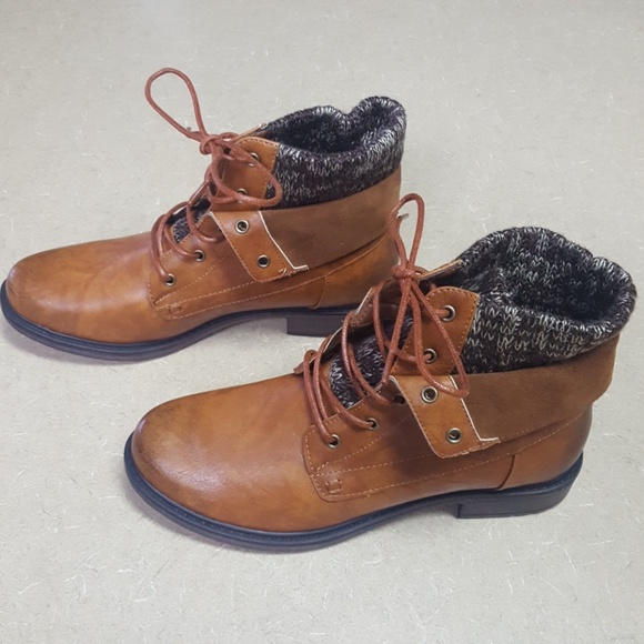 Brown Booties-NWT - Picture 2 of 4